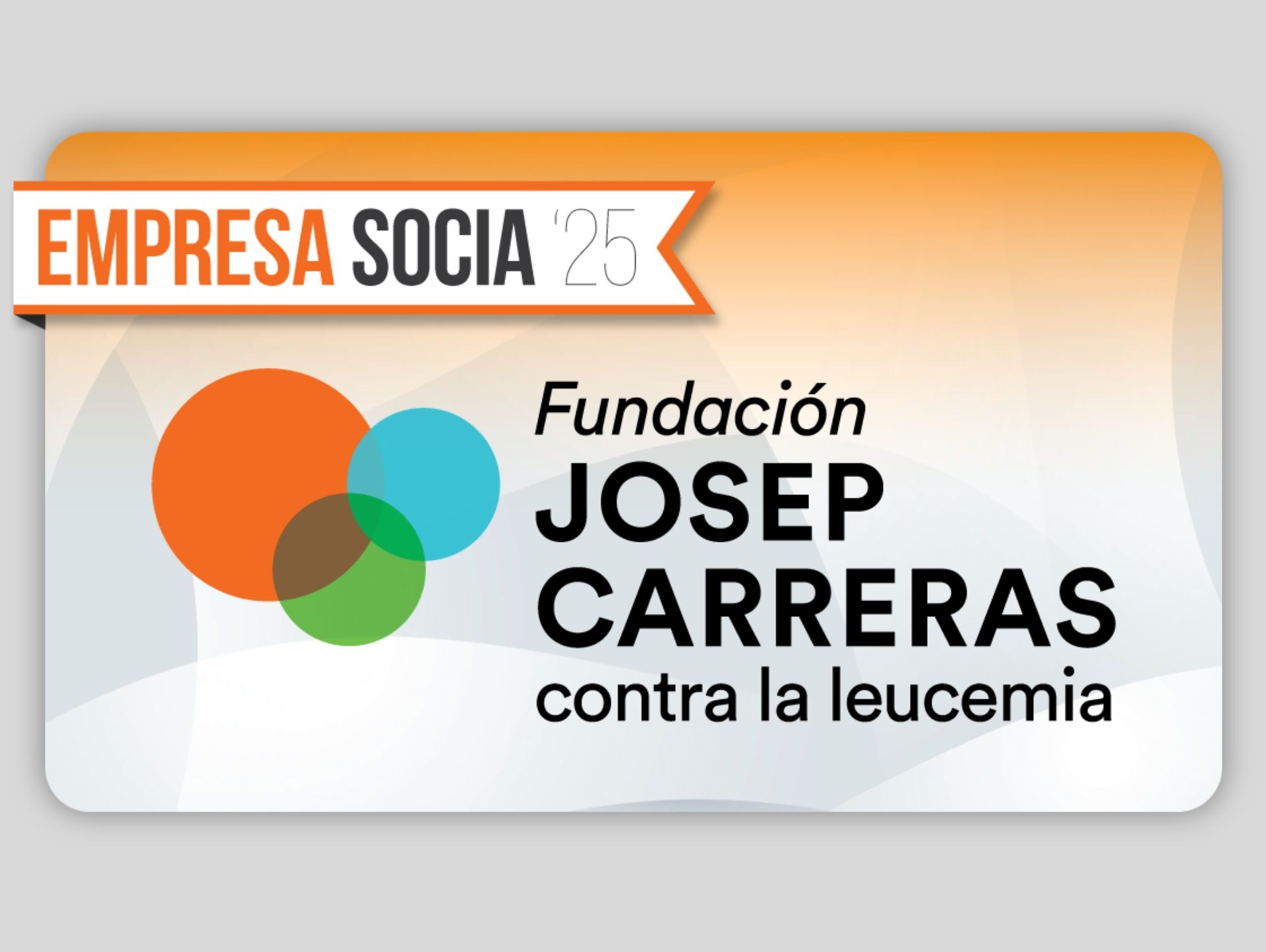 New Collaboration: We Are a Partner Company of the Josep Carreras Foundation